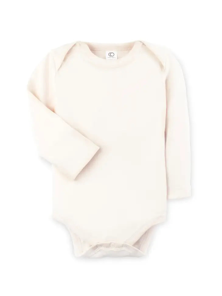 Organic baby long sleeve classic bodysuit