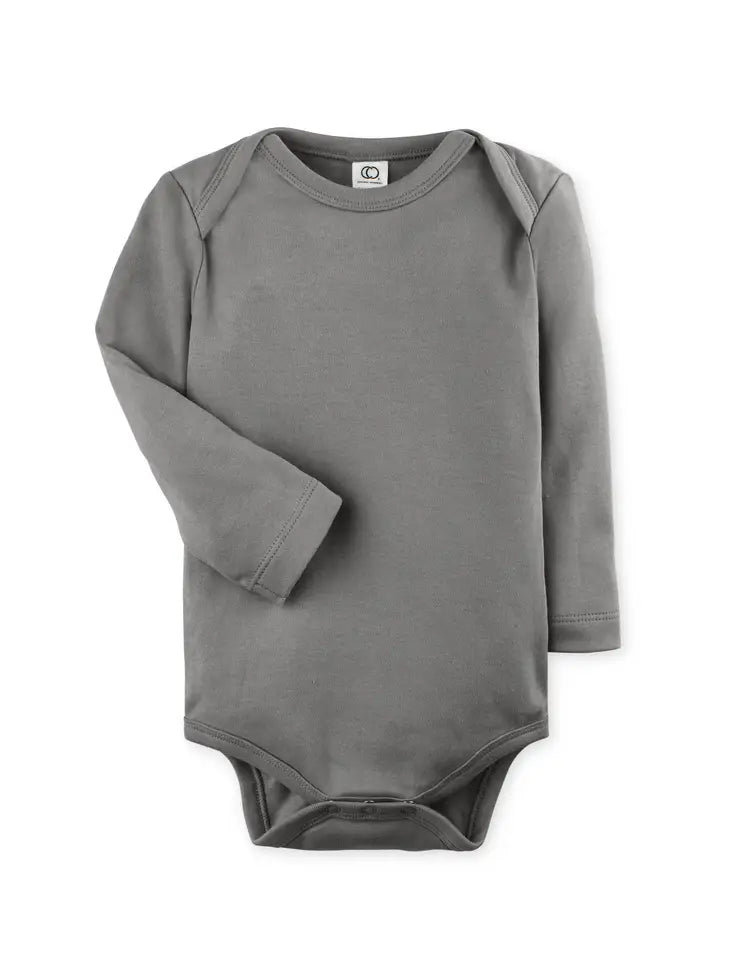 Organic baby long sleeve classic bodysuit