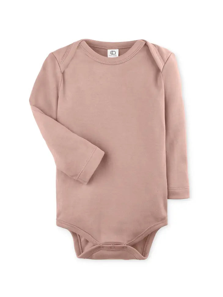 Organic baby long sleeve classic bodysuit