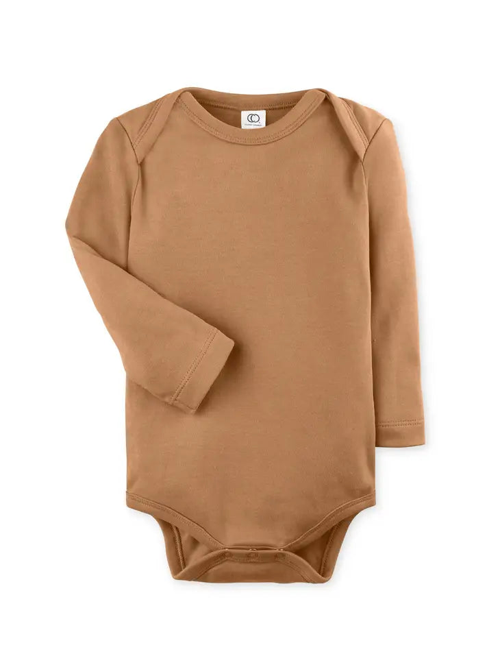 Organic baby long sleeve classic bodysuit