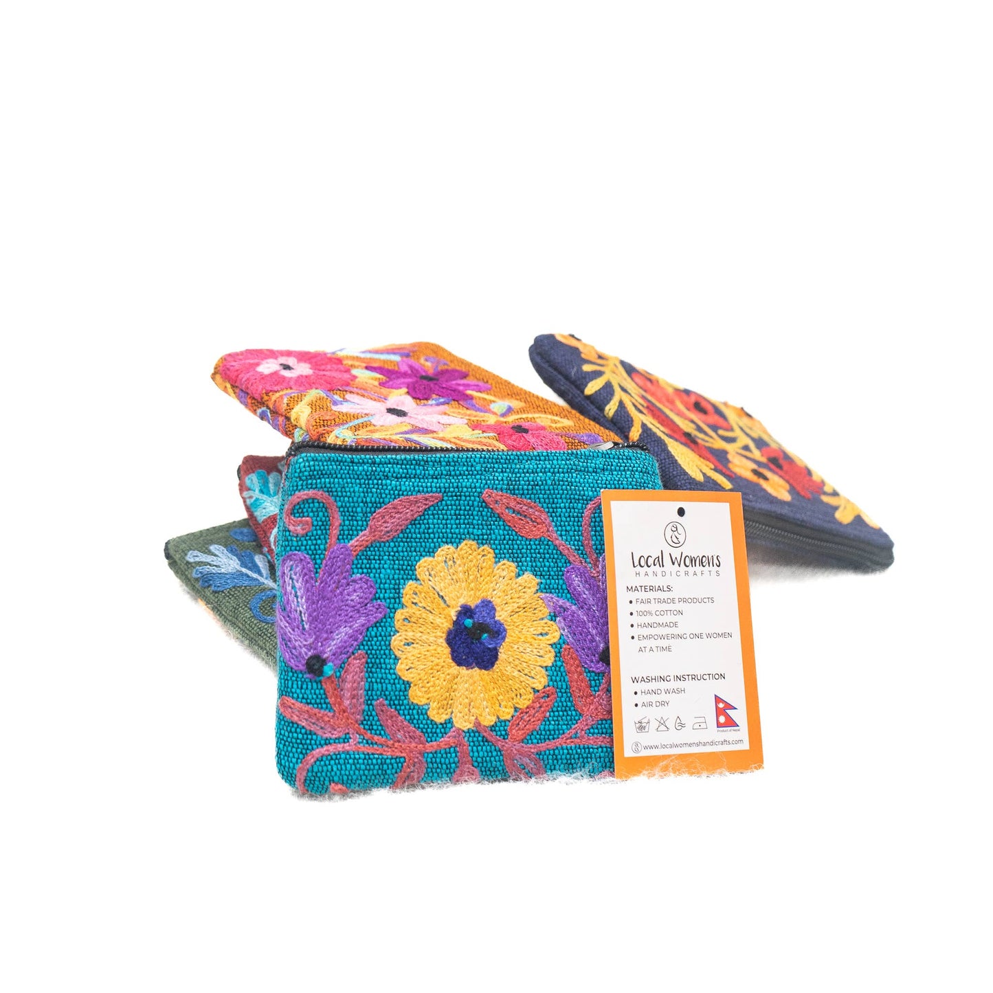 Embroidery Cotton Coin Purse