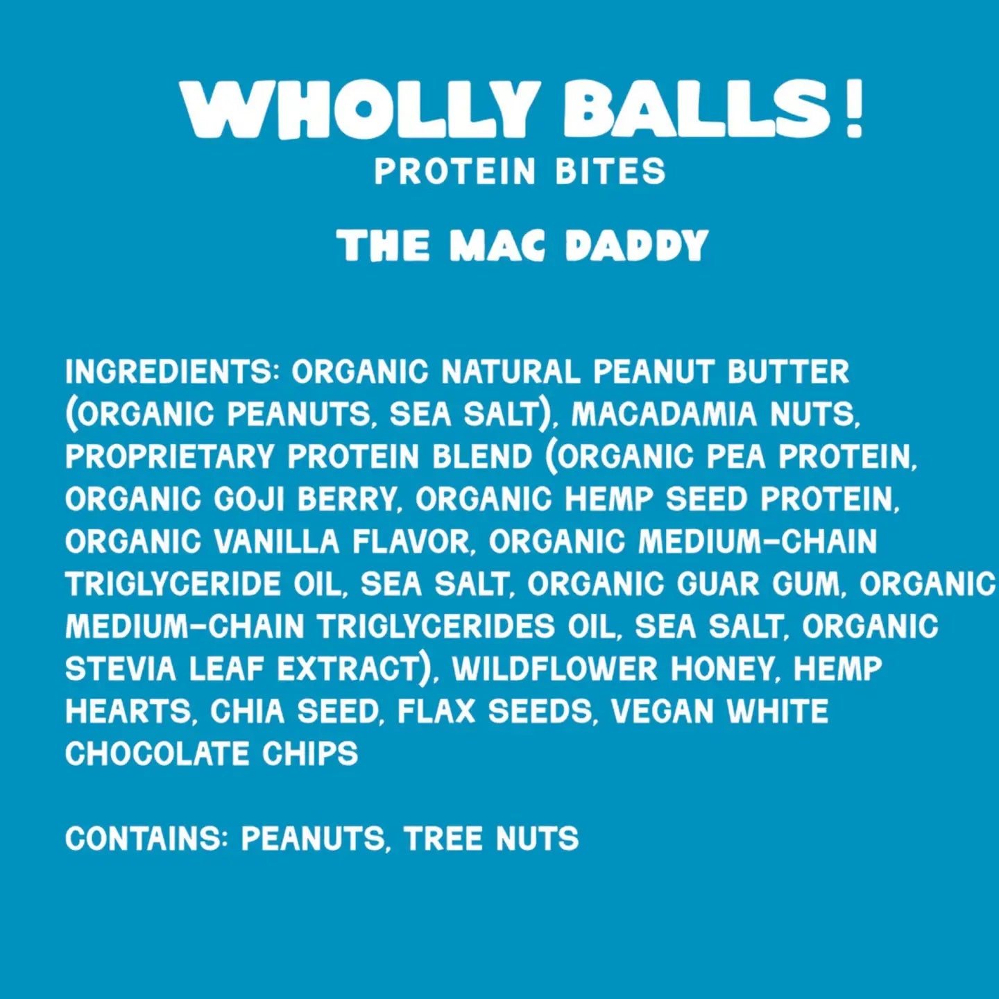 The Mac Daddy protein bites