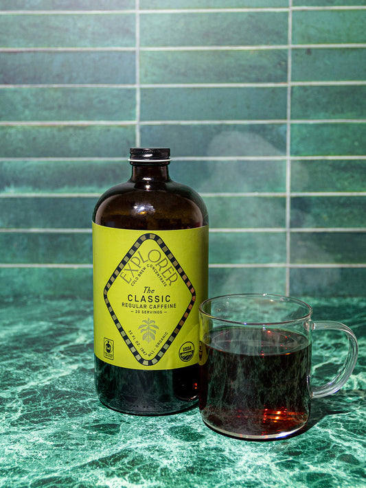 Explorer organic cold brew coffee - 32 oz