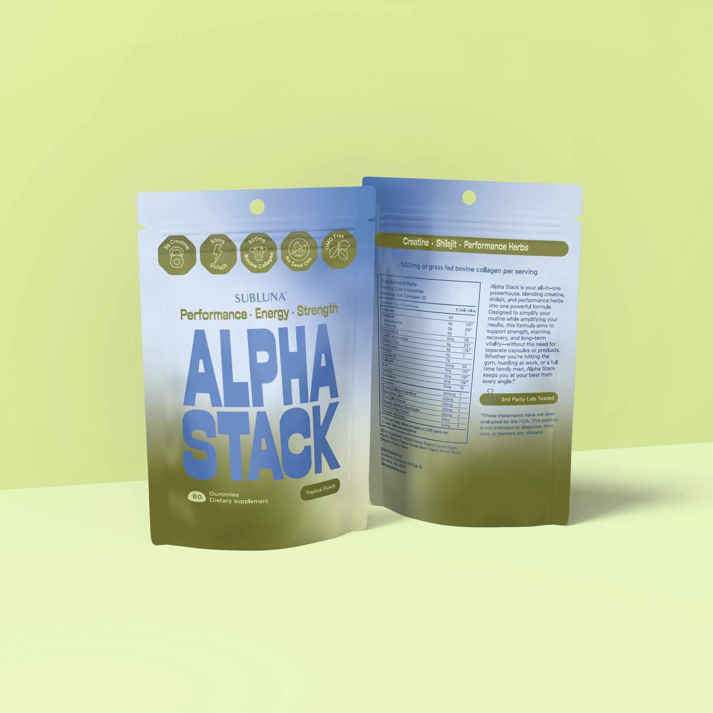 Alpha Stack: Male Performance Gummy