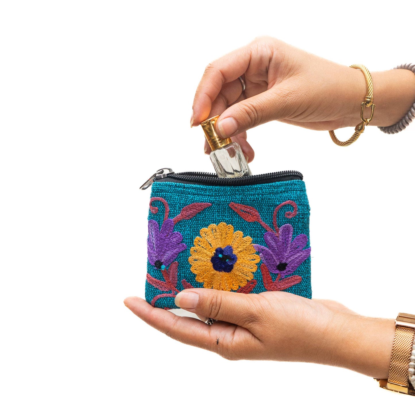 Embroidery Cotton Coin Purse
