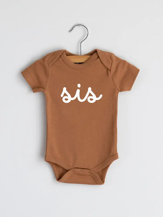 Sis organic bodysuit - camel