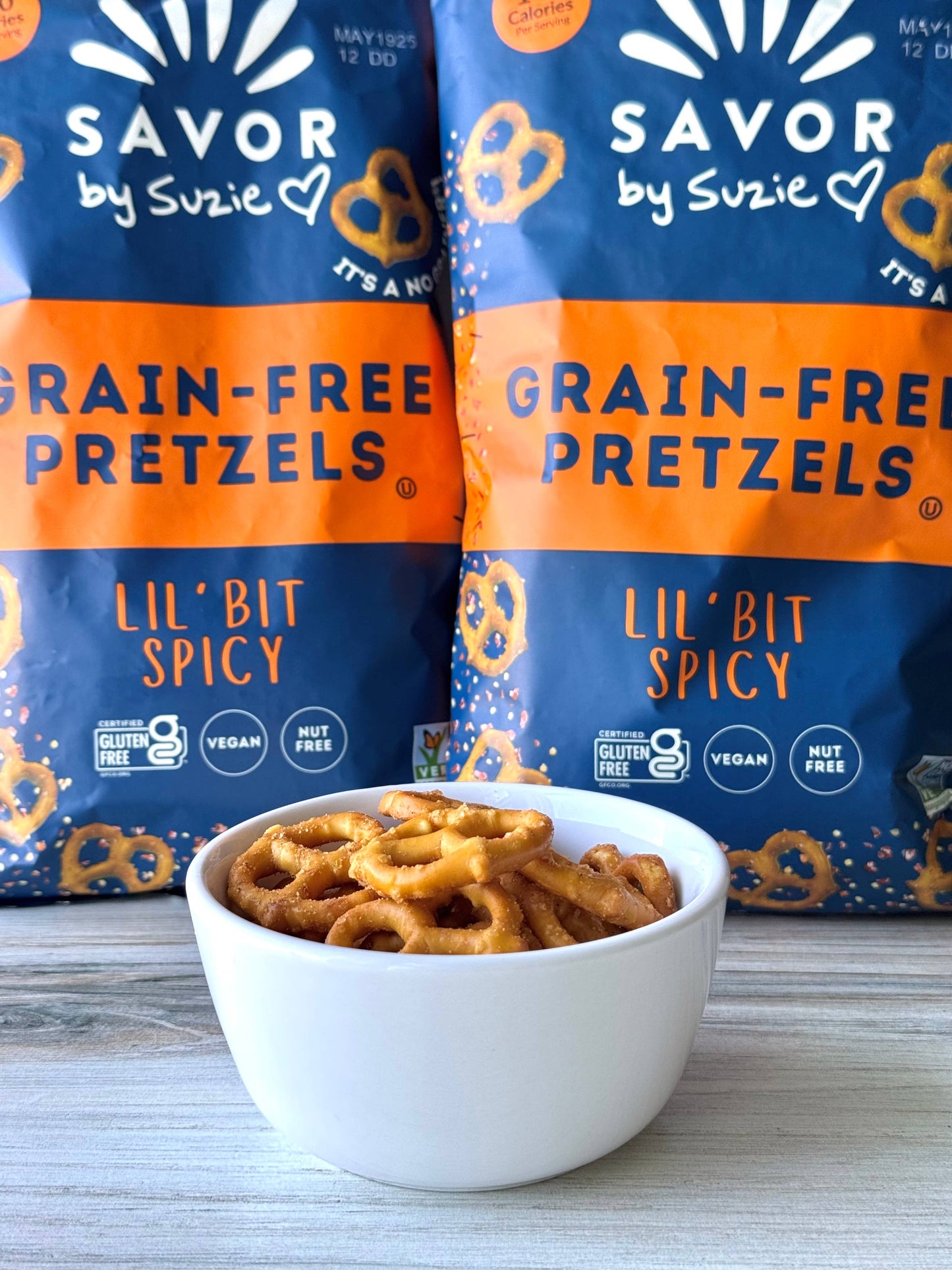 Spicy Grain Free Pretzels 5oz