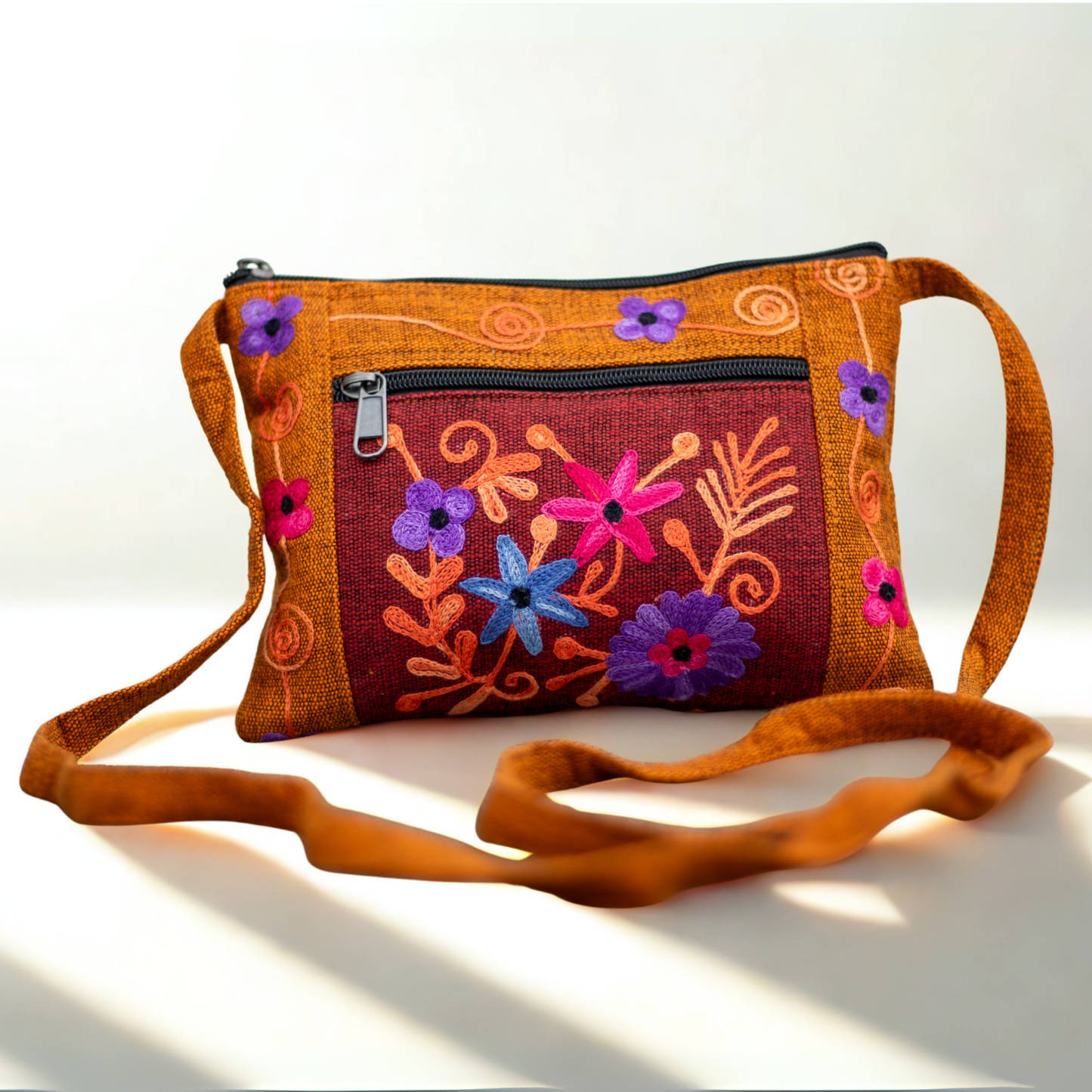 Embroidery Crossbody Purse