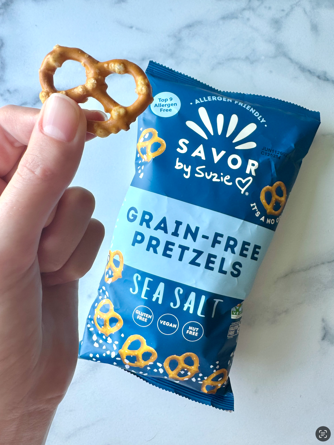 Sea Salt Grain Free Pretzels 6.5oz