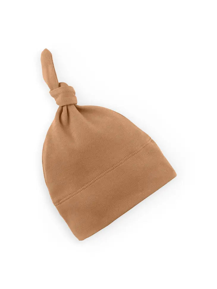 Organic baby classic knotted hat