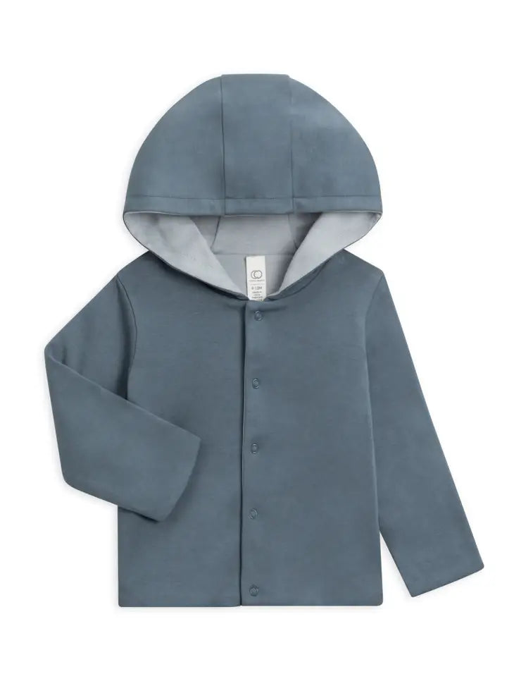 Organic baby reversible hoodie