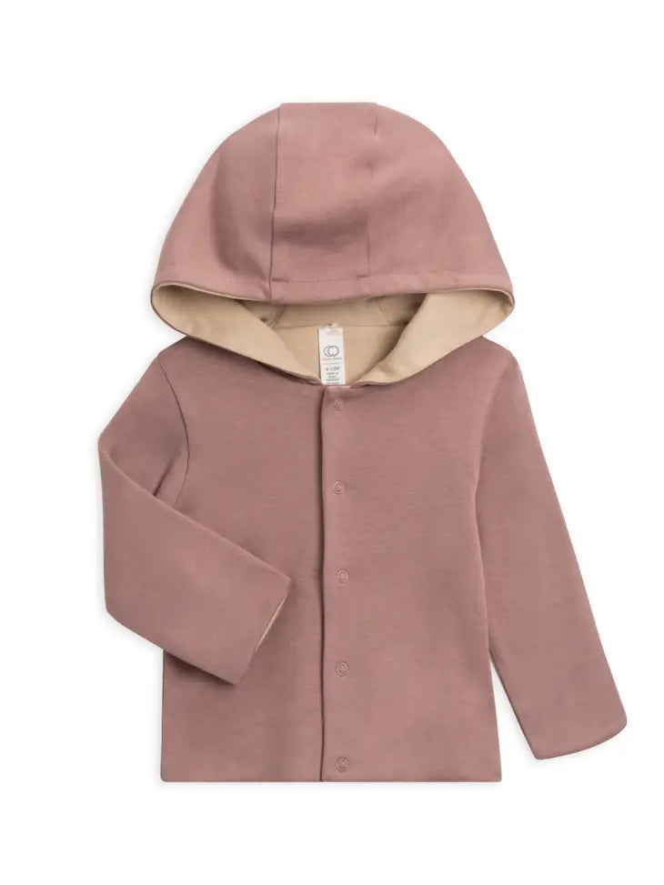 Organic baby reversible hoodie