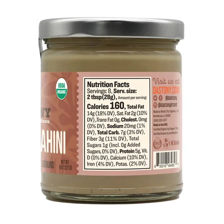 Organic sesame tahini