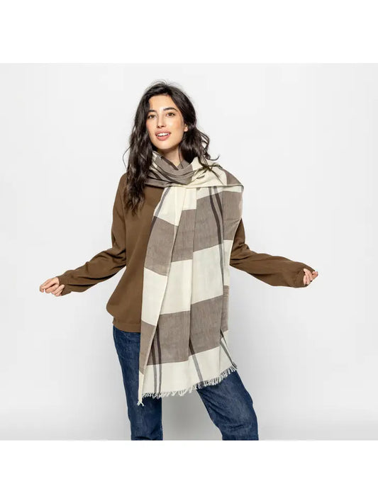 Women's organic cotton scarf