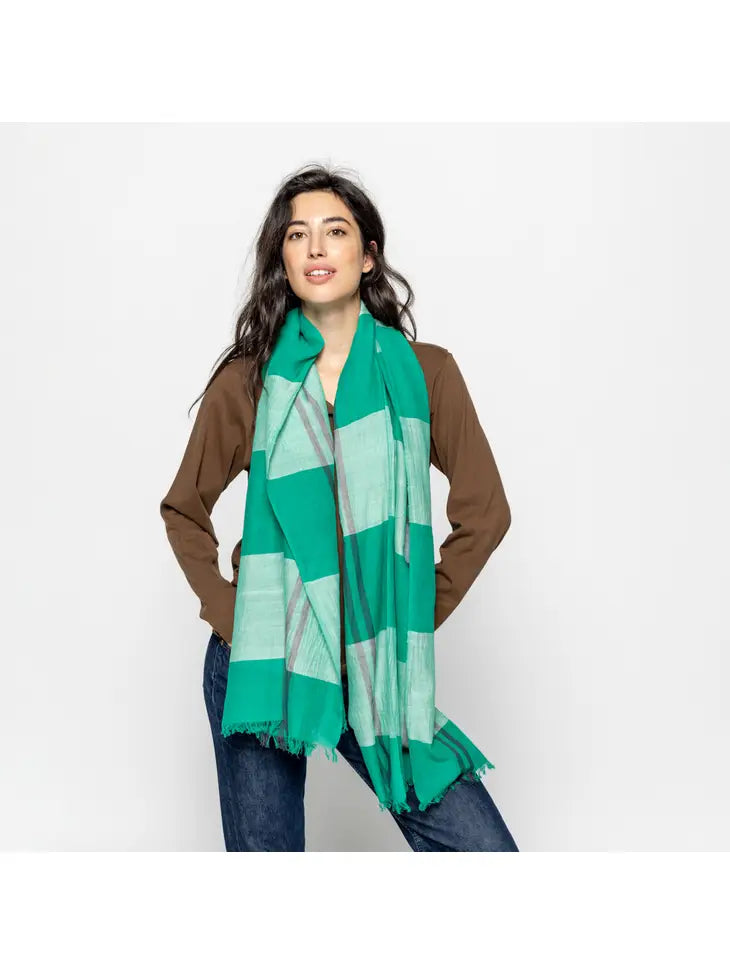 Women's organic cotton scarf