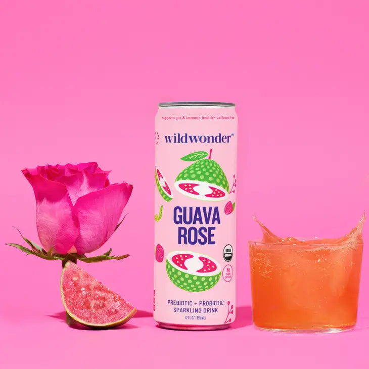 Wildwonder sparkling prebiotic + probiotic drinks