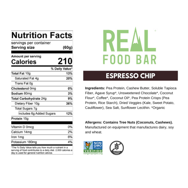 Real Food Bar - 5 count